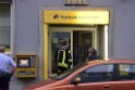 Geldautomat gesprengt Koeln Lindenthal Geibelstr P084